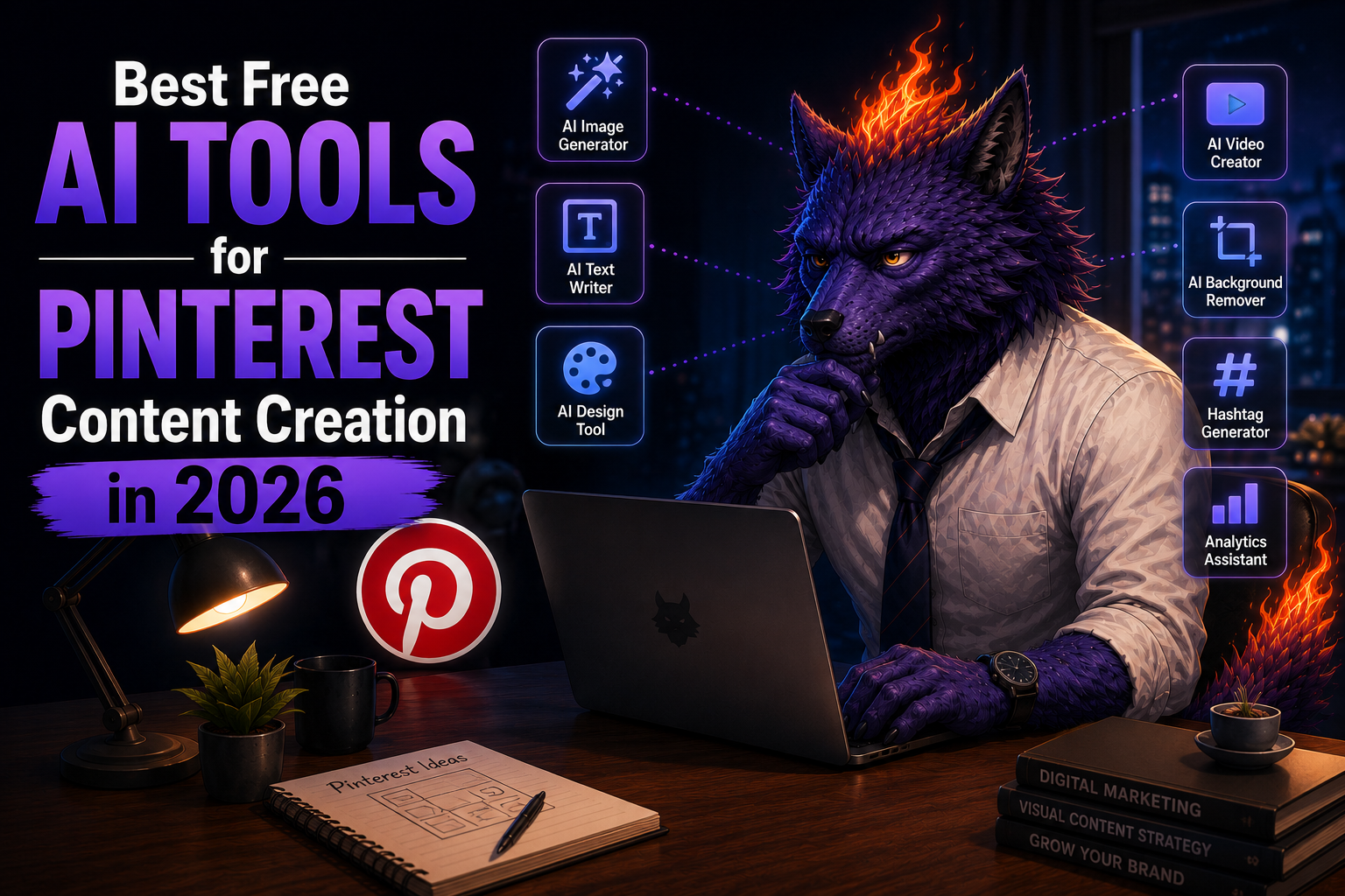 Free AI tools for Pinterest content creation in 2026