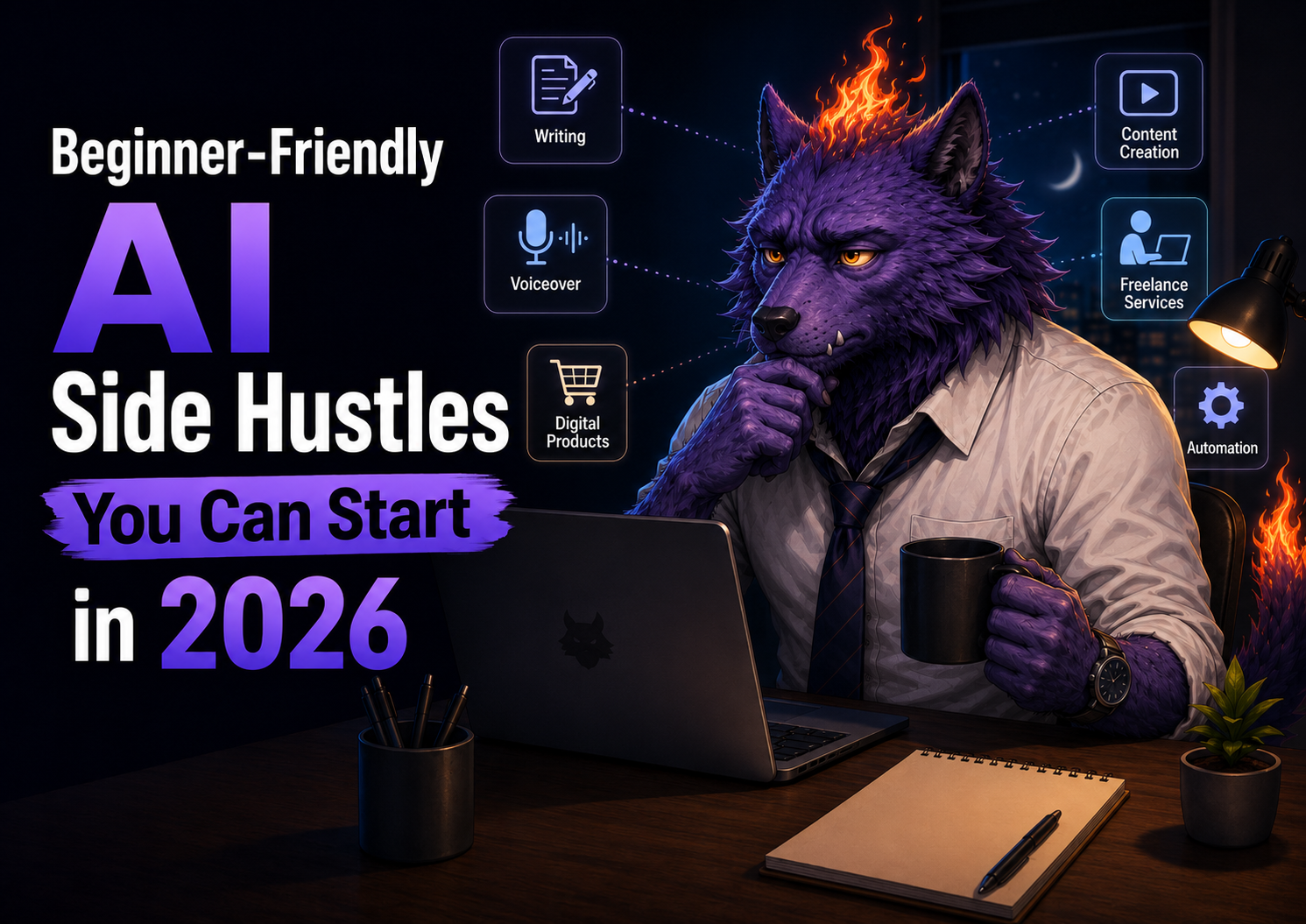 Beginner-friendly AI side hustles you can start in 2026